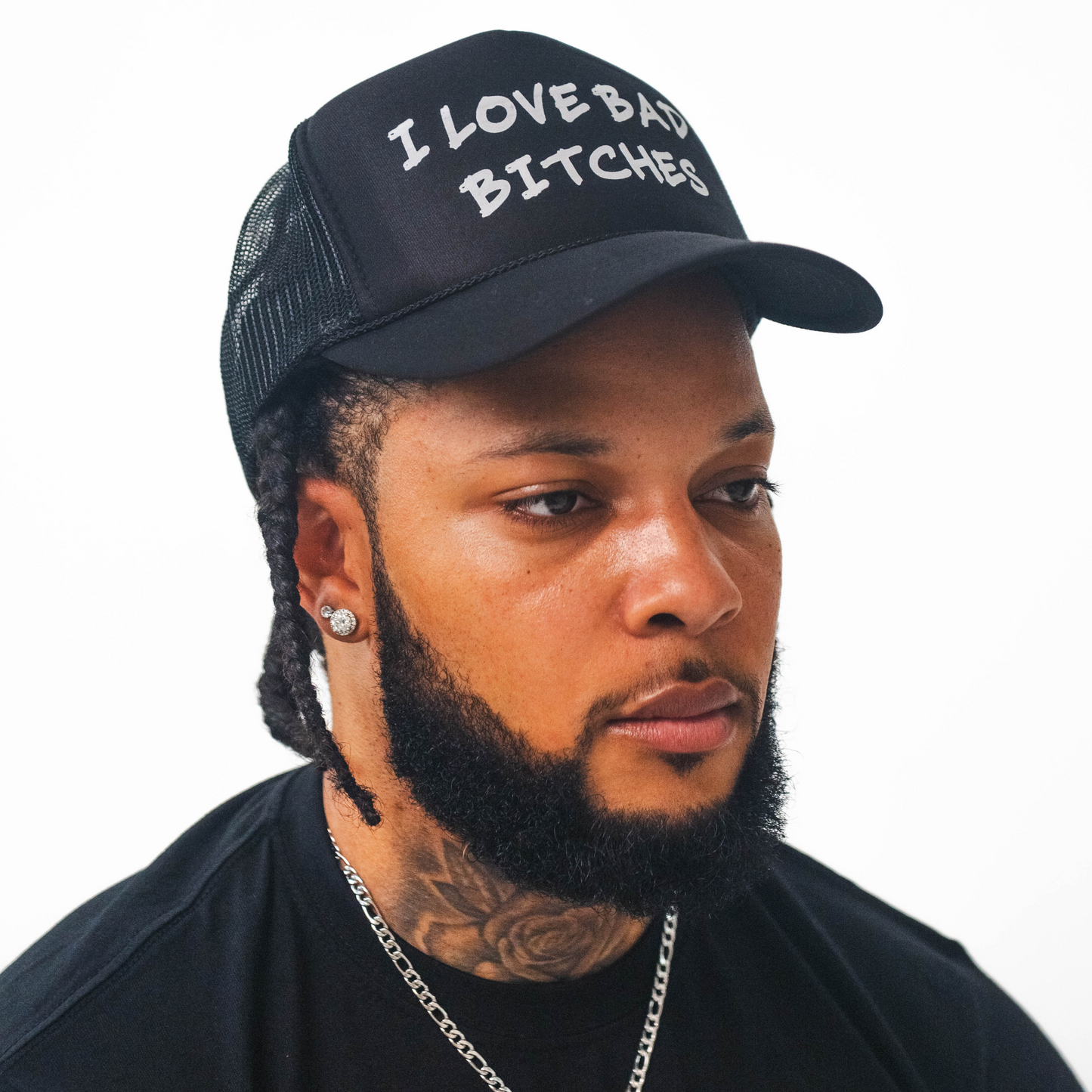 Limited Edition Black “I Love Bad Bitches” Trucker Hat