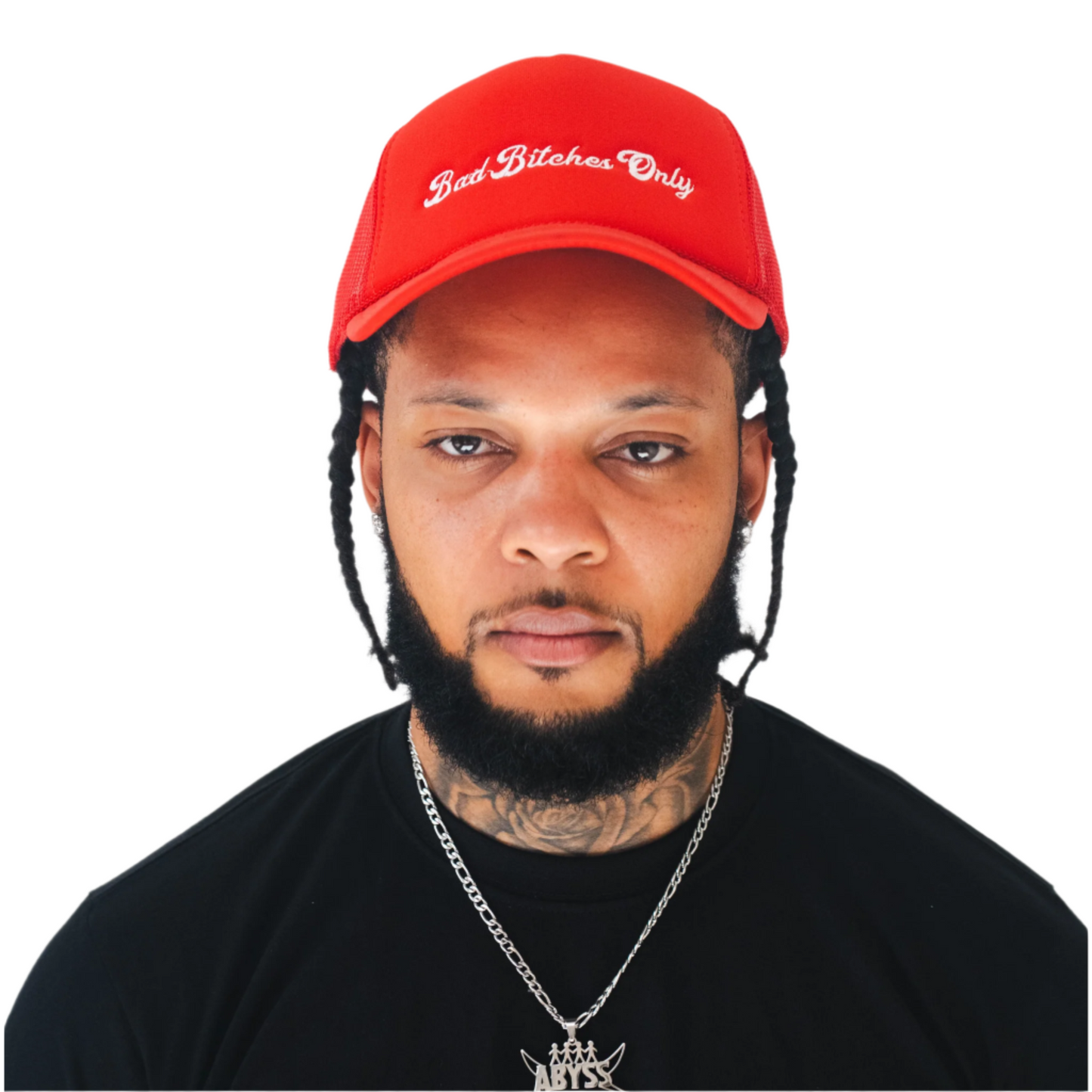 Bad Bitches Only Classic Red Trucker Hat